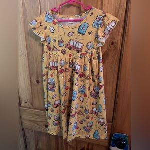 Girls Back to school dress size 7-8